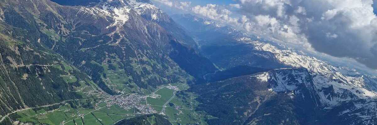 Flugwegposition um 13:33:42: Aufgenommen in der Nähe von Gemeinde Virgen, 9972, Österreich in 3461 Meter
